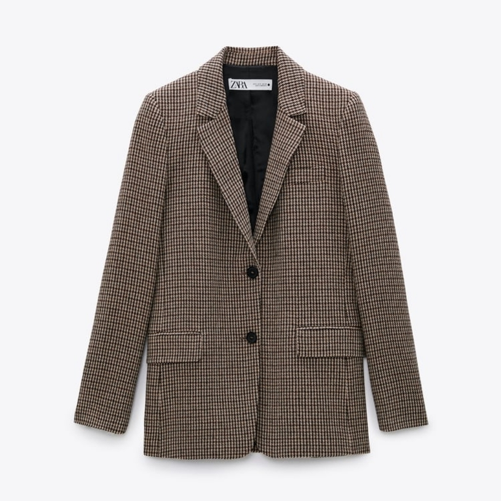 Zara Plaid Blazer